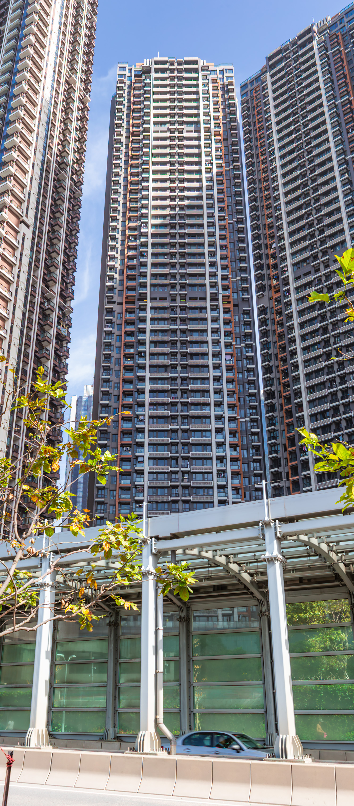 LOHAS Park Wings At Sea Tower 5, Hong Kong - Looking up. © Mathias Beinling
